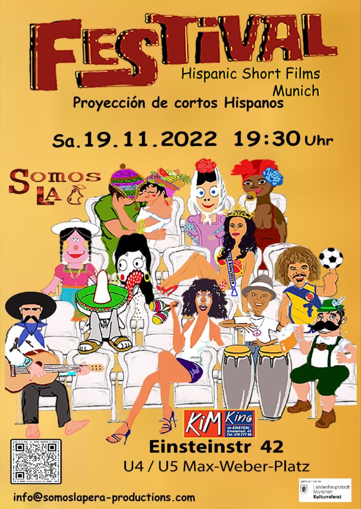 Festival Cortos hispanos y 
encuentro cultural
Múnich 19 Nov. 2022